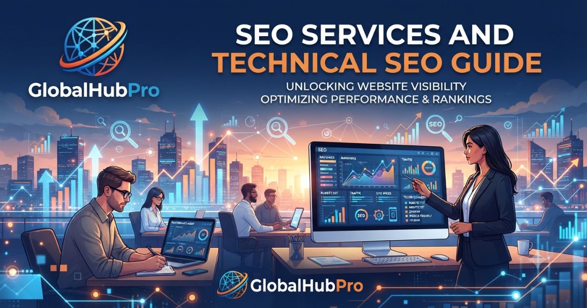SEO services and technical SEO guide for improving website visibility